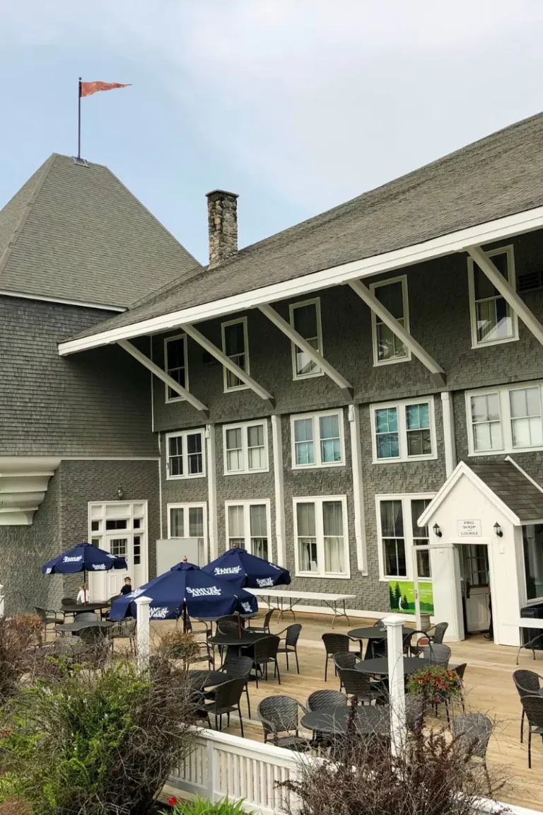 The deck is available for dining and enjoying cocktails.