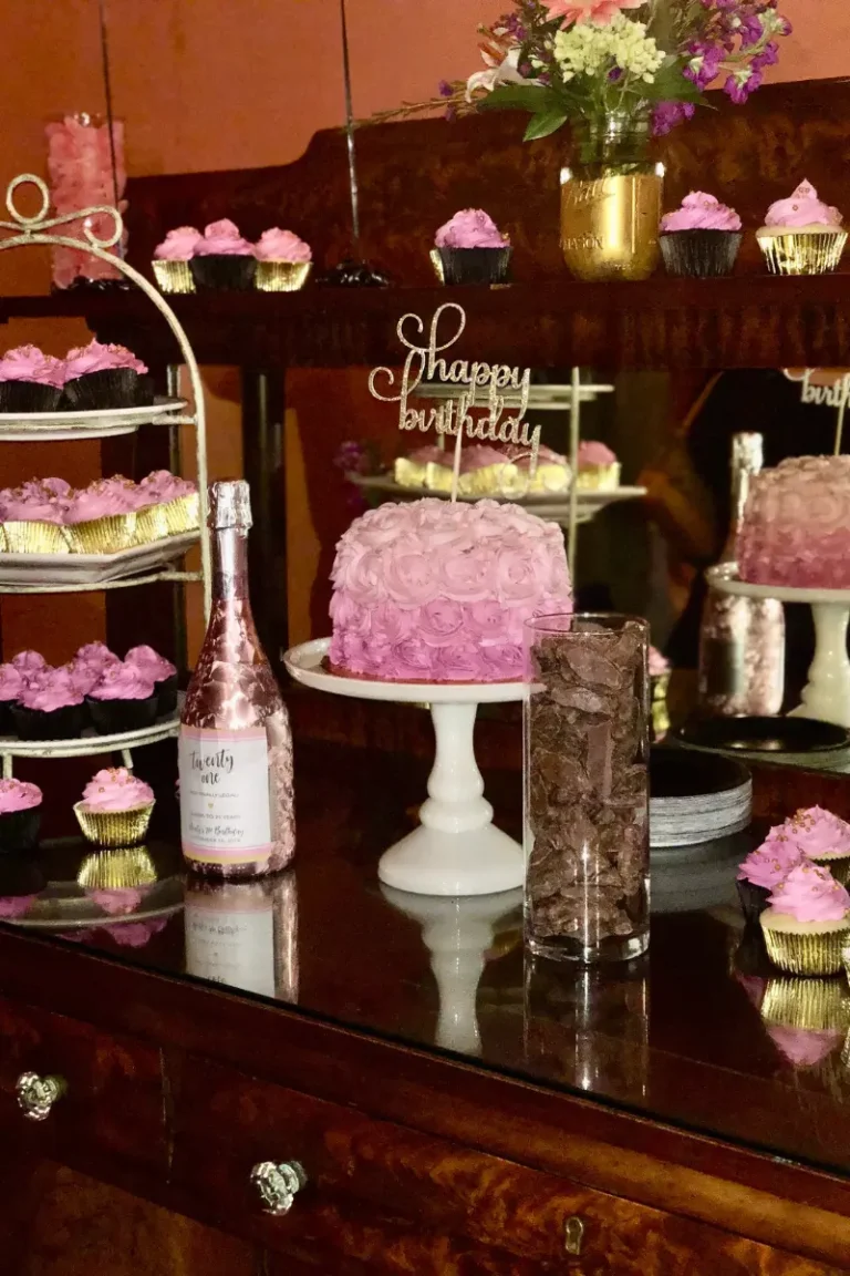 Birthday cake and sweets in the White Mountains of NH