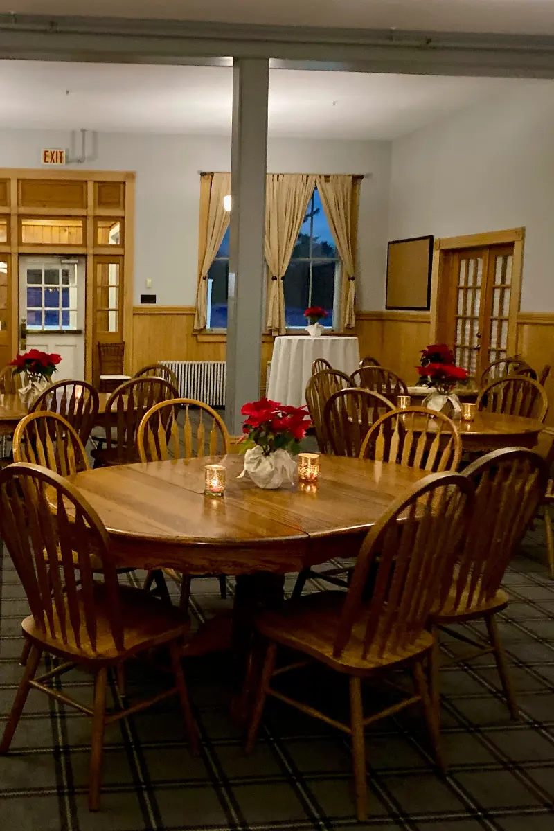 Dining at The Maplewood is available in the Grill Room